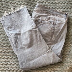 Torrid Crop Boyfriend Jeans